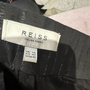 Reiss Black Sequins Pants